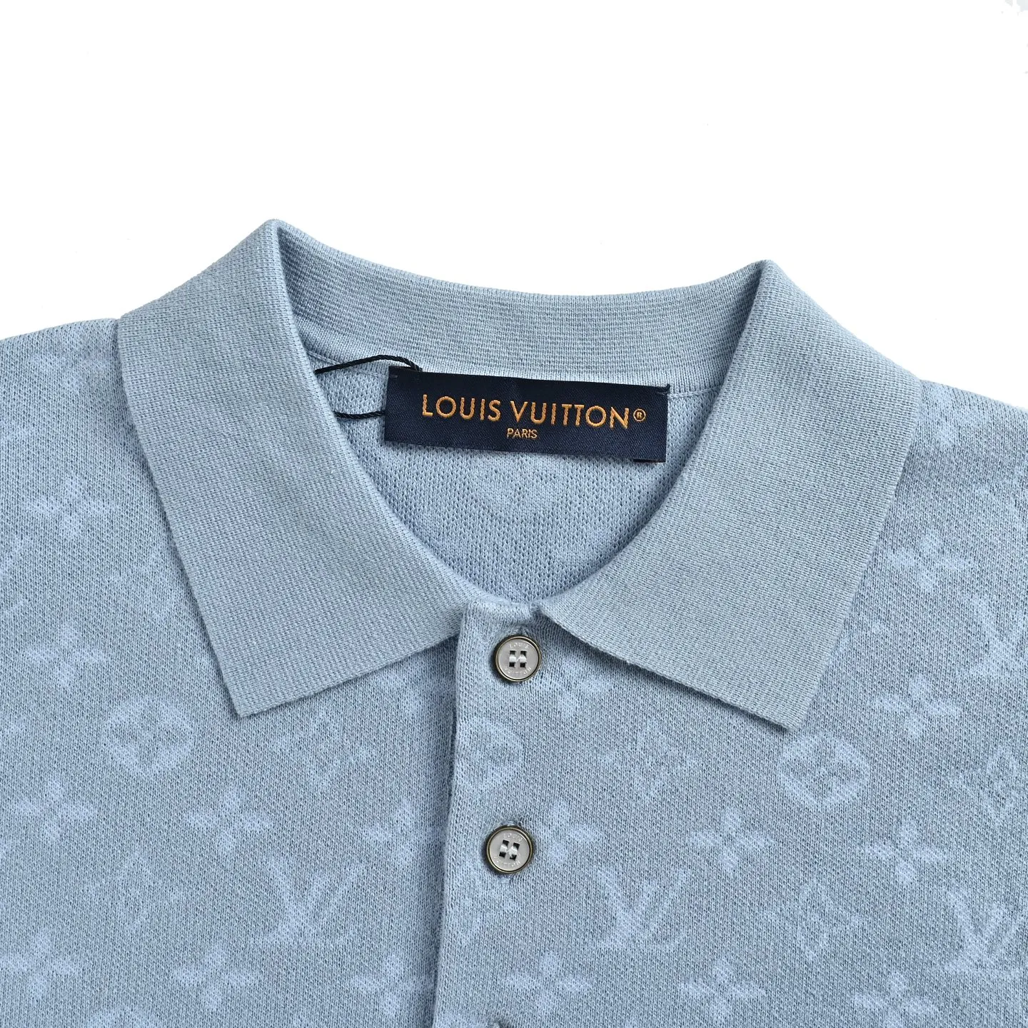 Louis Vuitton/ Light Blue Polo